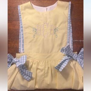 Custom monogram 
NWOT amazing quality and is lined